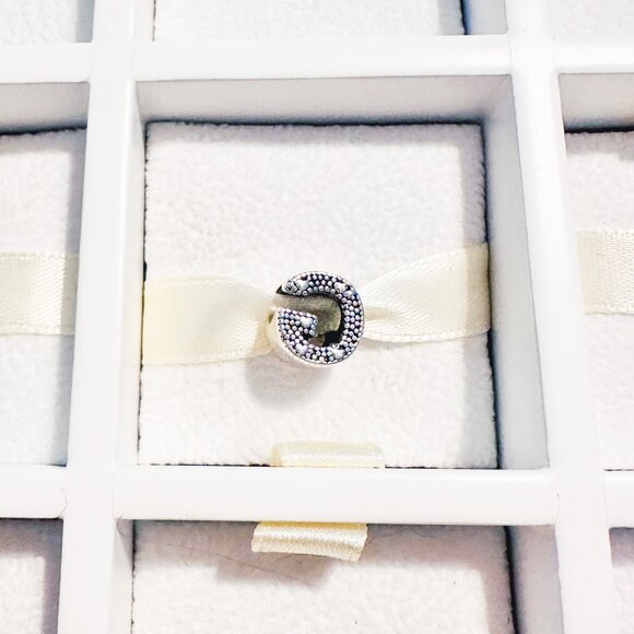 925 Sterling Silver Letter G Charm Bead Fits Pandora Charm Bracelets And Bangles - Picture 10 of 10